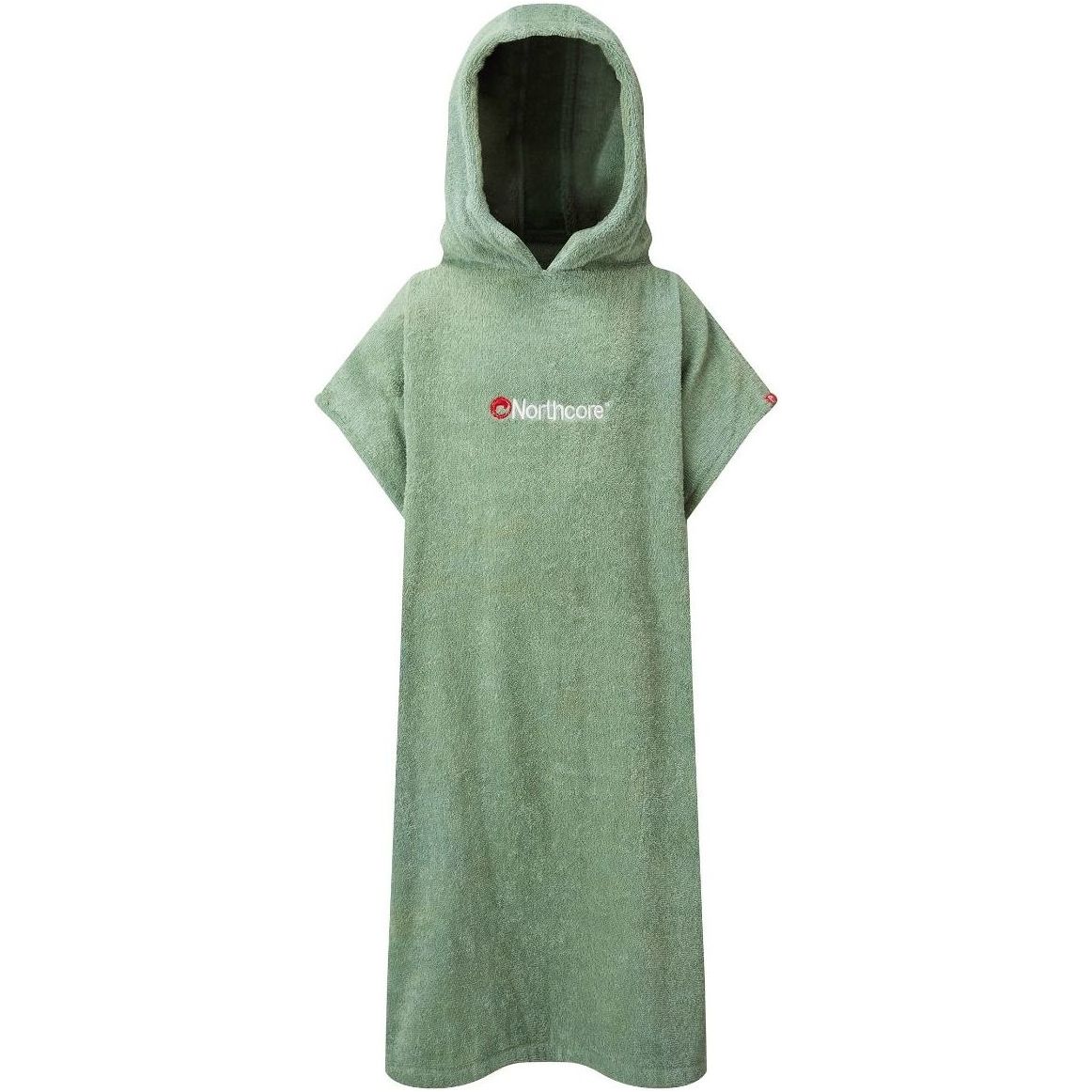 2026 Northcore Niños Playa Basha Toalla Con Capucha Cambiante Robe / Poncho Noco24d - Verde